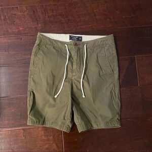 Abercrombie & Fitch Pull On Green Shorts